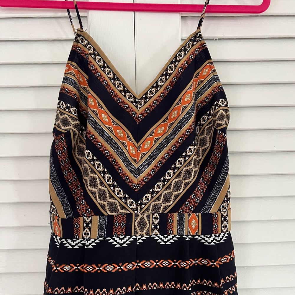 Geo Print Romper